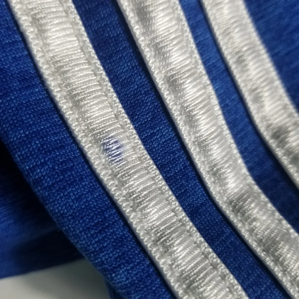 ADIDAS BOY'S BLUE AND WHITE HOODIE SIZE 6